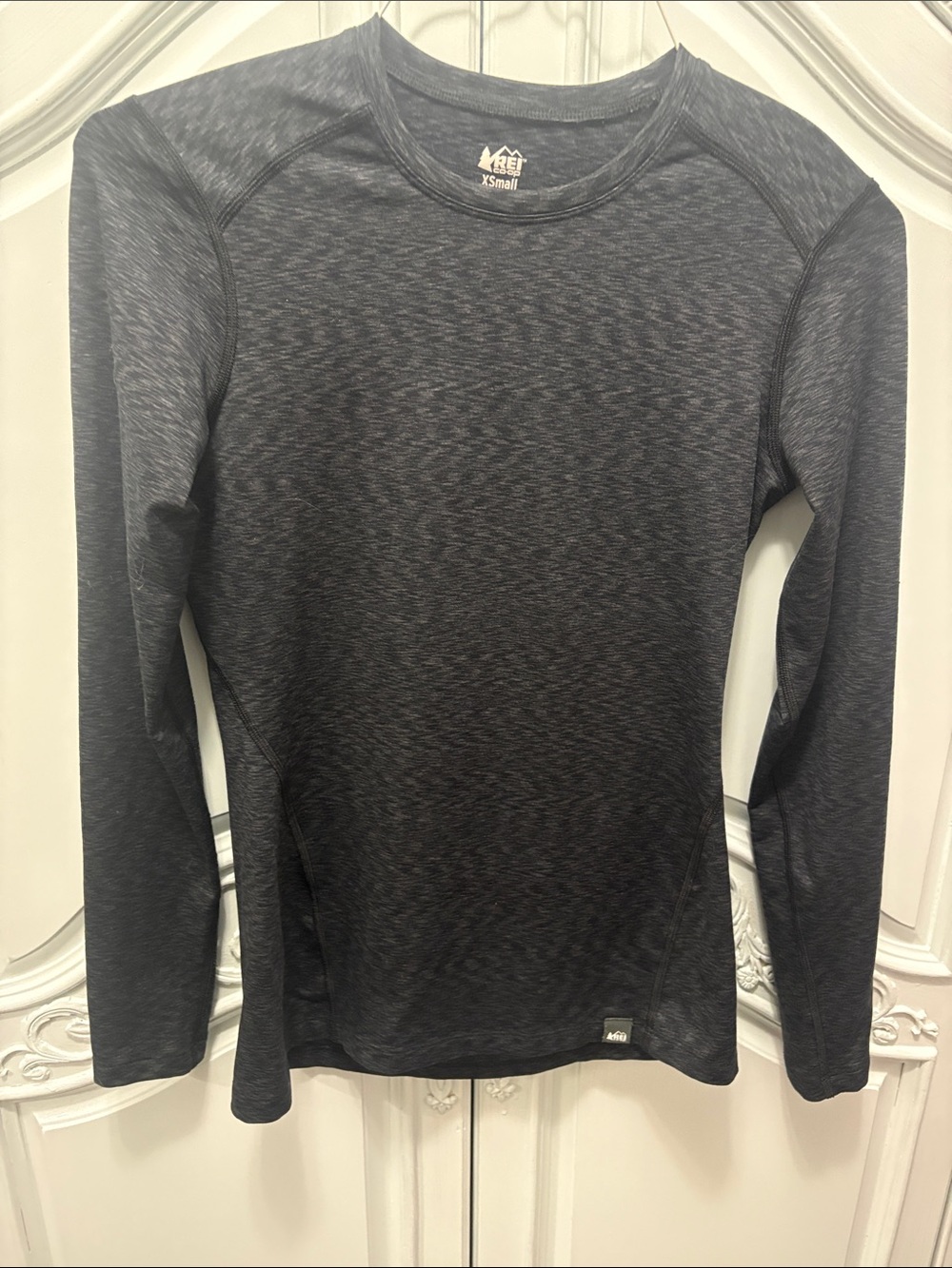REI Women's Long-Sleeve Performance Tee - Black Heather